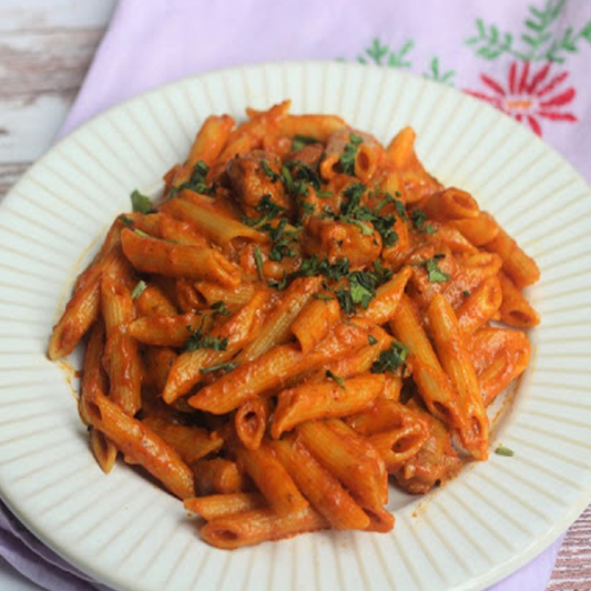 Butter Alfredo Chicken Pasta