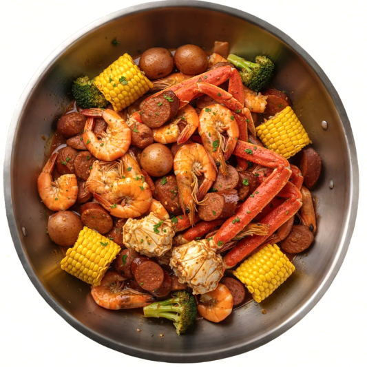 Crab, Shrimp, & Sausage Family Boil