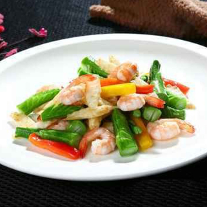 Jumbo Shrimp with Mixed Vegetables