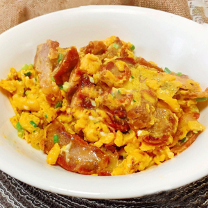 Roast Pork Egg Foo Young