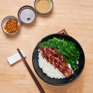 Roast Pork (Red Skin) on Rice