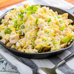 Salted Fish and Chicken Fried Rice