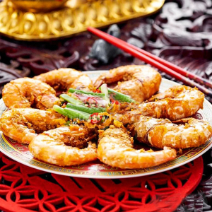 Spicy Salted Jumbo Prawns