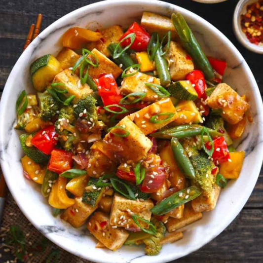 Tofu with Mixed Vegetables