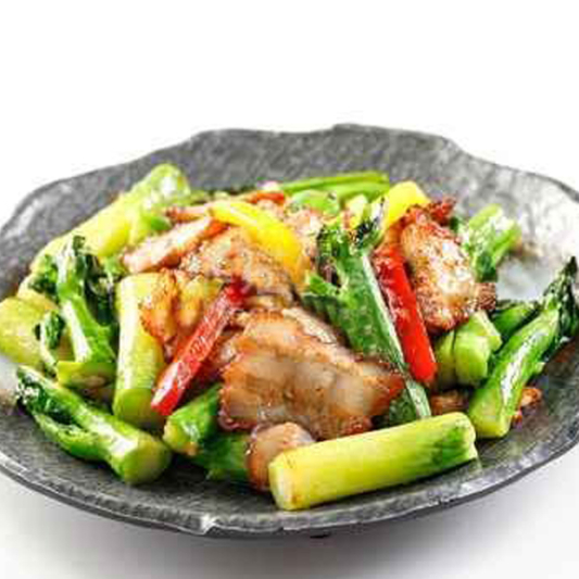 Roast Pork with Broccoli