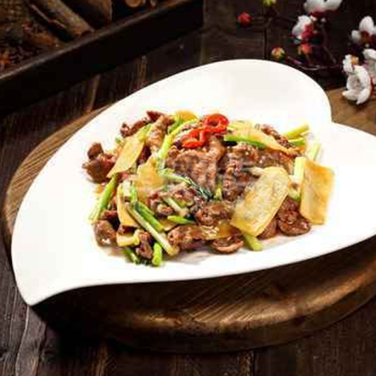 Beef with Ginger & Spring Onion