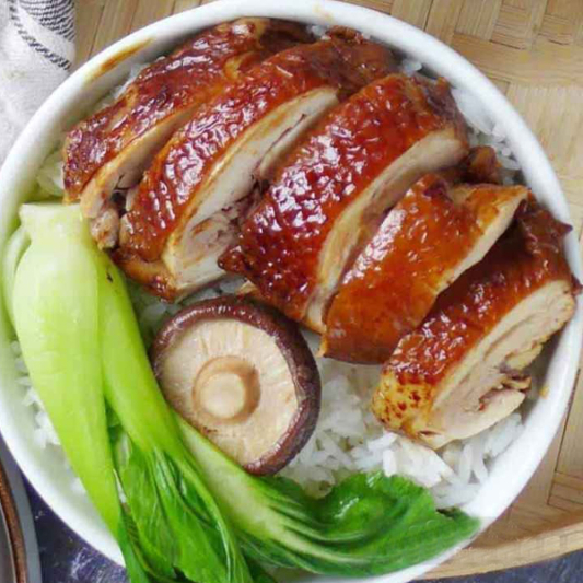 Soy Sauce Chicken on Rice