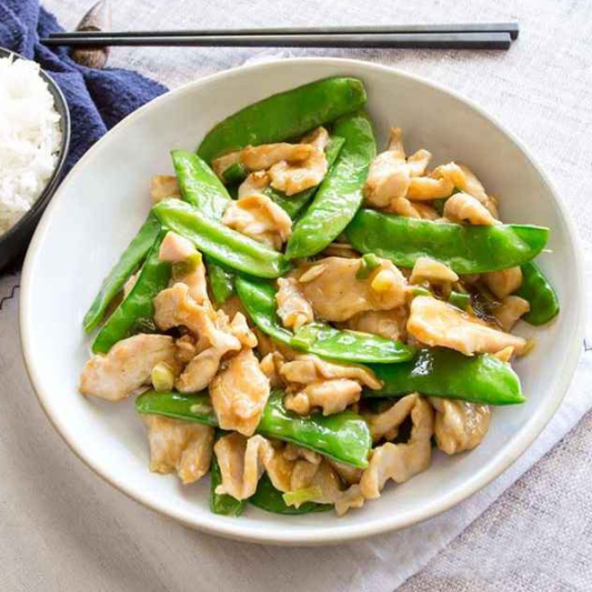 Chicken with Snow Peas