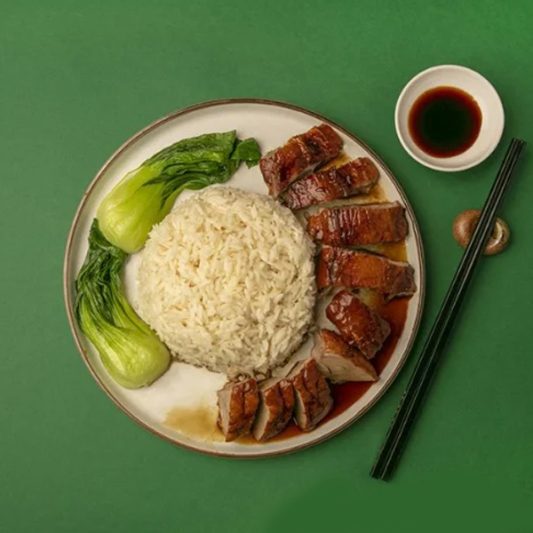 Roasted Duck with Rice