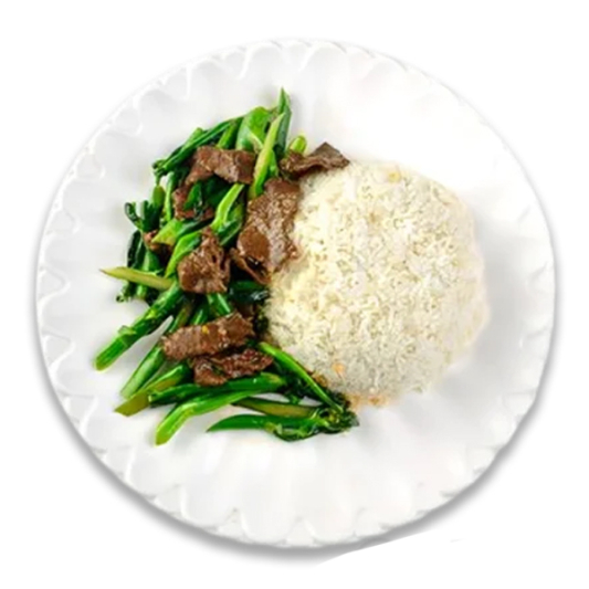Rice with Broccoli Beef