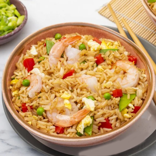 Fried Rice with Shrimps