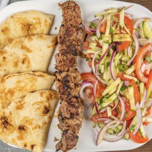 Beef Boti Kabab Plate