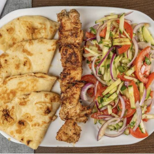 Chicken Boti Kabab Plate