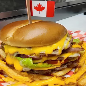 Crazy Burger with Fries