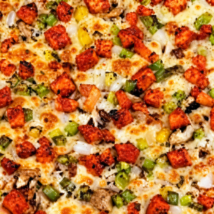 25. BBQ Paneer Pizza
