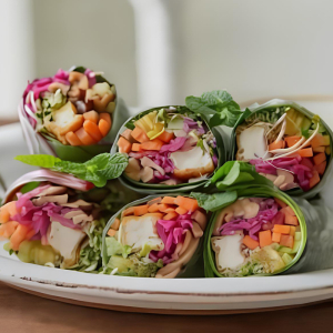 Vegetable & Tofu Ricepaper-Roll Set