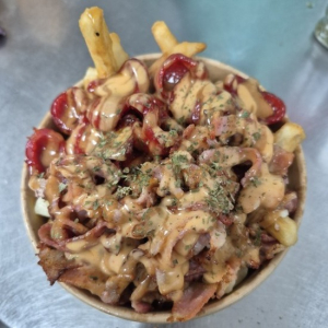 Bacon & Sausage Poutine