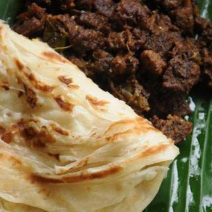 Beef Fry with Parotta (2 pcs)