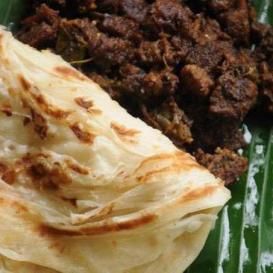 Beef Fry with Parotta (2 pcs)