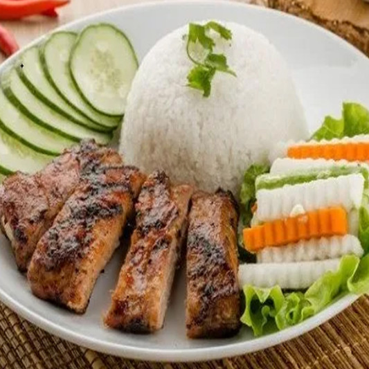 C4. Grilled Pork - Cơm Thịt Nướng