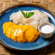 G1. Mango Sticky Rice / Riz gluant &agrave; la mangue