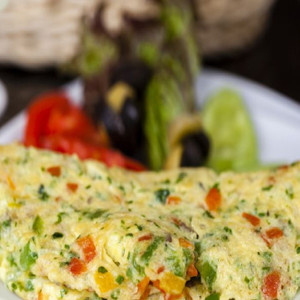 Cheese & Vegetable Omelette