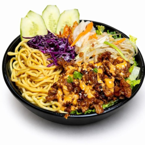 Spicy Korean BBQ Pork Belly Bowl