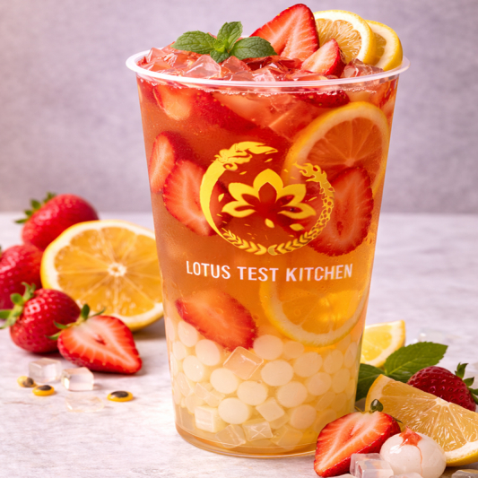 Strawberry and Lemon Green Tea