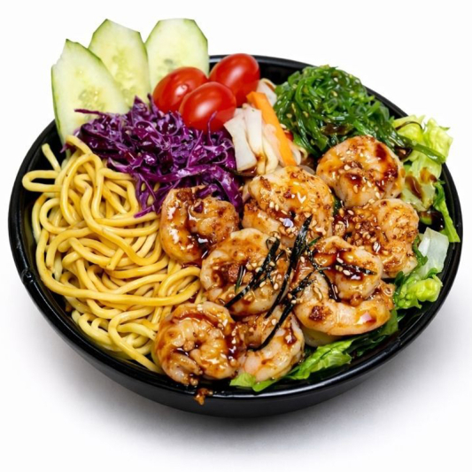 Grilled Shrimp Teriyaki Bowl