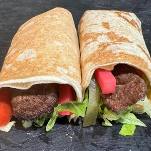 Large Burgers Kebab Wrap