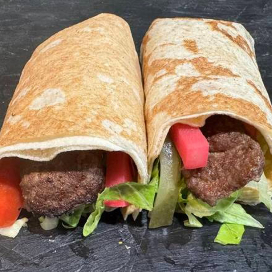 Large Burgers Kebab Wrap