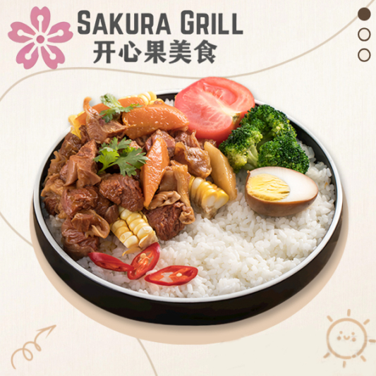 Braised Beef Flank on Rice 招牌牛腩饭