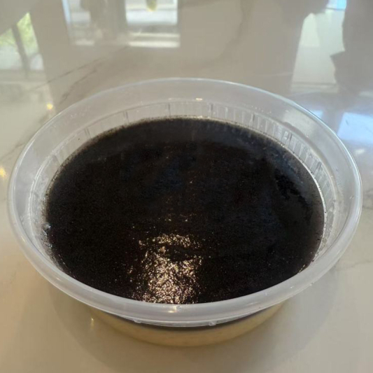 Black Sesame Egg Pudding 黑芝麻糯撻蛋