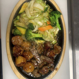 Teriyaki Steak & Scallops