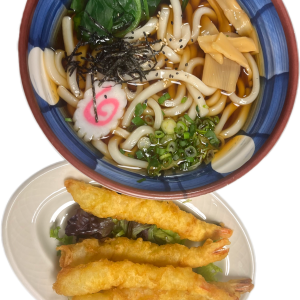 R9. Soup Udon Tempura Shrimp