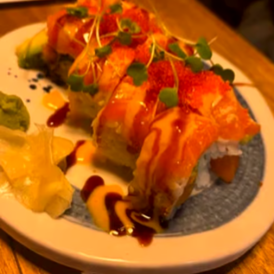 Salmon Inferno Roll