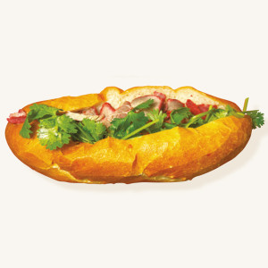 16. Char Siu Pork Sandwich / B&aacute;nh M&igrave; X&aacute; X&iacute;u