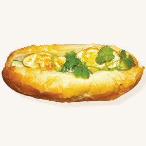 15. Fried Egg Sandwich / B&aacute;nh M&igrave; Ốp La