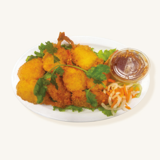 03. Crispy Shrimps (6 pcs) / T&ocirc;m Lăn Bột