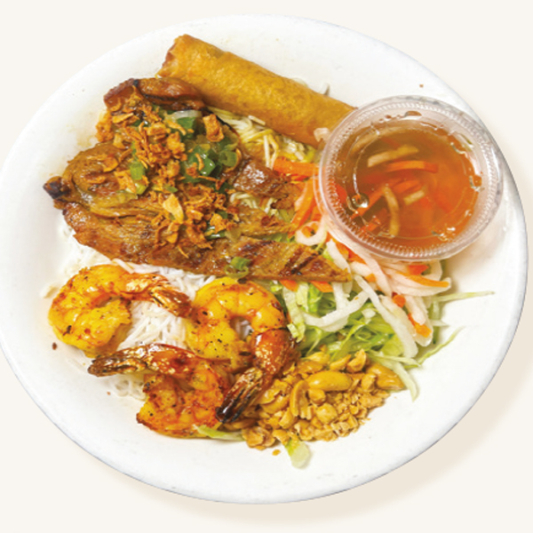 38. House Special Vermicelli with Grilled Pork / B&uacute;n Đặc Biệt Thịt Heo Nướng