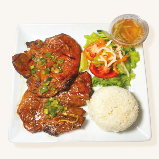 29. Grilled Pork Chops / Cơm Sườn Heo Nướng