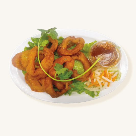 02. Crispy Calamari (7 pcs) / Mực Lăn Bột
