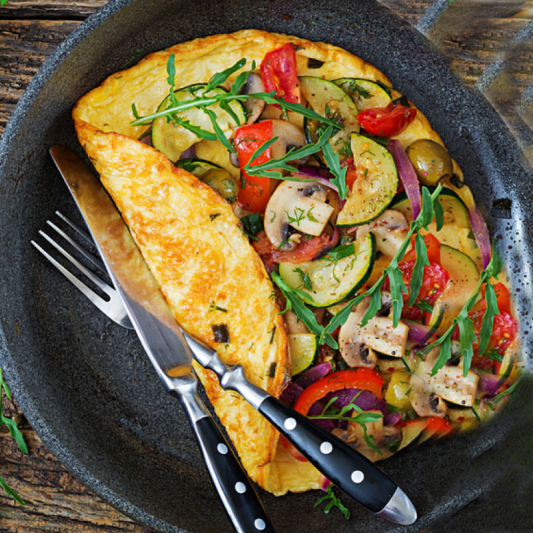 Bacon & Mushroom Omelette