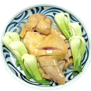 127. Special Steamed Chicken & Vegetables 菜胆上湯雞