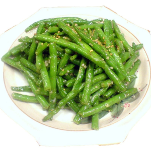 136. Long Green Beans with Garlic Sauce 蒜茸四季豆