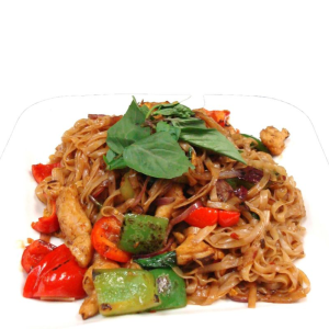 243. Spicy Thai Noodles with Chicken 泰式香辣雞片炒河