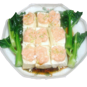 157. Steamed Stuffed Shrimp with Tofu 蒸百花釀豆腐