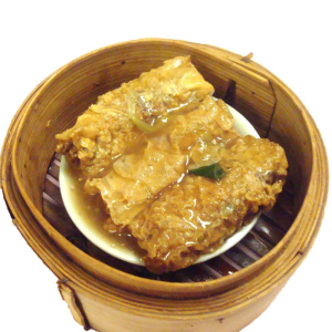 15. Pork & Shrimp Bean Curd Sheet Roll with Oyster Sauce 鮮竹卷