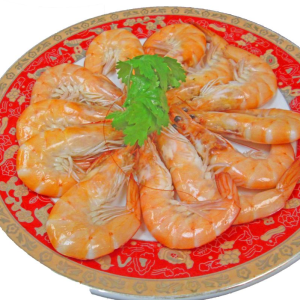87. Boiled Shrimp in Shell with Soya Sauce 白灼中蝦