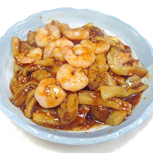 112. Shrimp with Eggplant in Chili Sauce 川椒茄子蝦仁